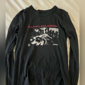 Women’s John Galt (Brandy Melville) One Size, black cotton long sleeve